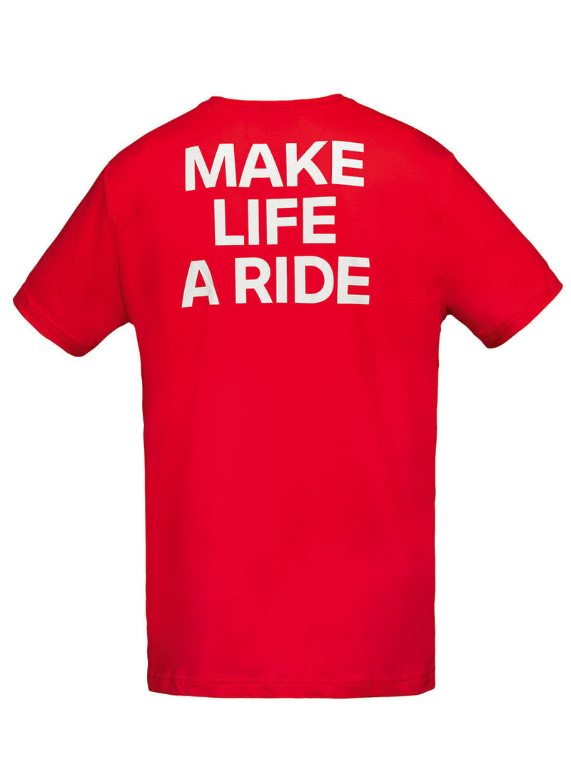 BMW Motorrad Camiseta Make Life a Ride Rojo
