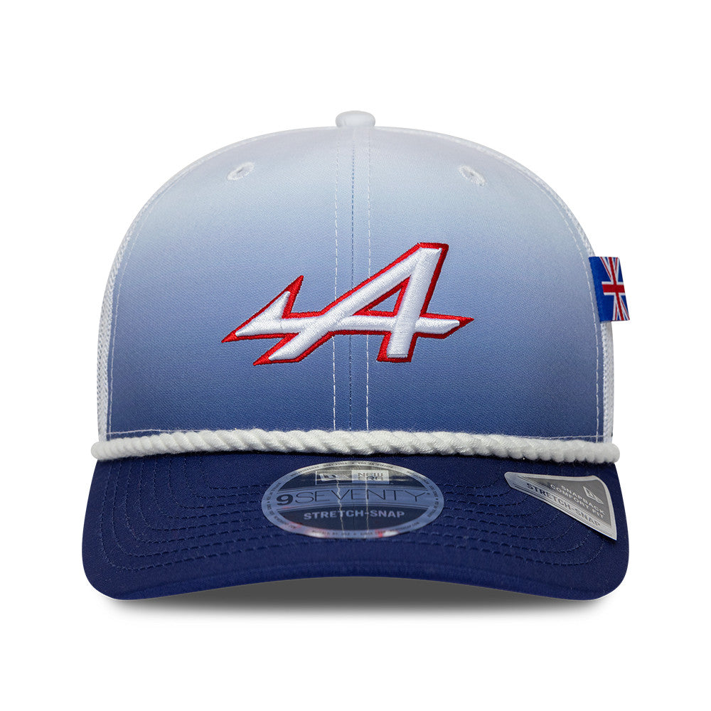 Alpine Gorra Silverstone 9SEVENTY Blanca y Azul
