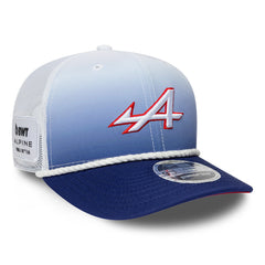 Alpine Gorra Silverstone 9SEVENTY Blanca y Azul