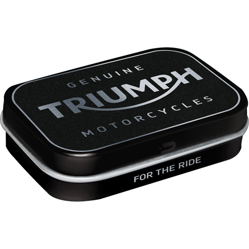 Triumph Capsa de Caramels de Menta Logo Platejat