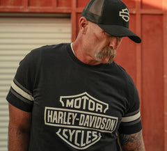 Harley-Davidson Camiseta Essential Sleeve Stripe '03 Hombre
