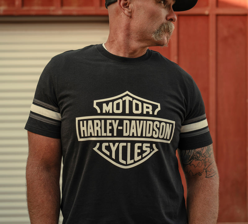 Harley-Davidson Camiseta Essential Sleeve Stripe '03 Hombre