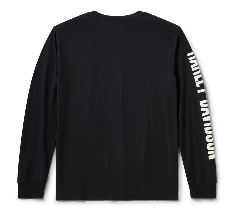 Harley-Davidson Camiseta Manga Larga Stars & Stripes Hombre