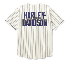 Harley-Davidson Camisa de Béisbol Essential a Rayas