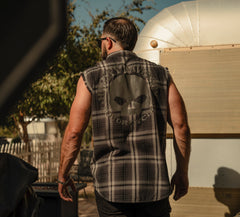 Harley-Davidson Camisa Blowout Willie G Skull Cuadros Reflectante Hombre