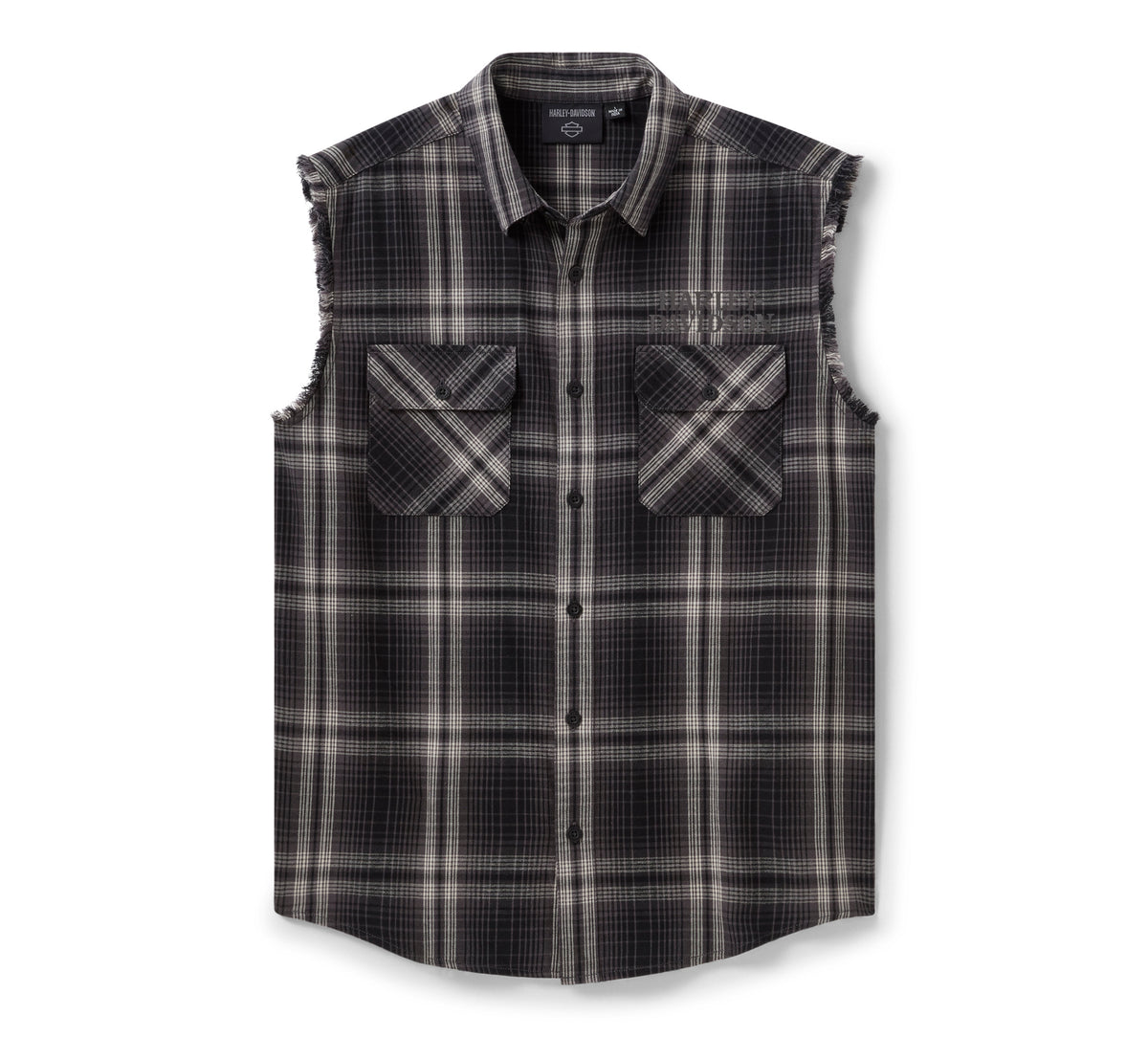 Harley-Davidson Camisa Blowout Willie G Skull Cuadros Reflectante Hombre