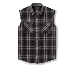 Harley-Davidson Camisa Blowout Willie G Skull Cuadros Reflectante Hombre
