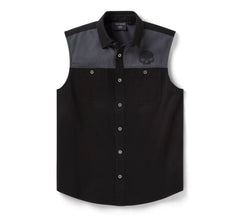 Harley-Davidson Camisa Blowout Willie G Skull Color Blocked Hombre