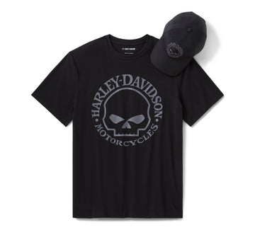 Harley-Davidson Set Gorro y Camiseta Negro
