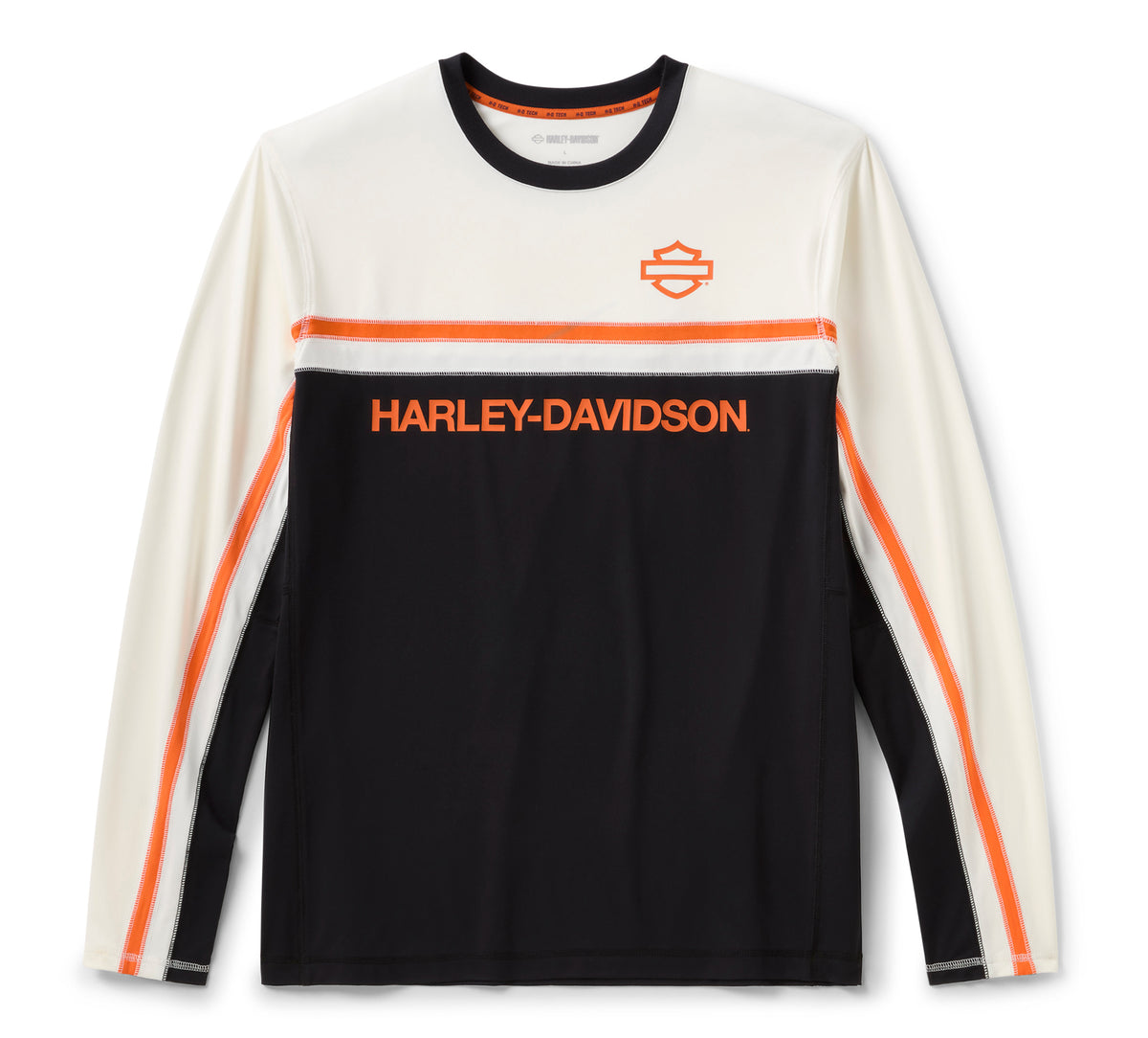 Harley-Davidson Camiseta Manga Larga H-D TECH Ventilada Hombre