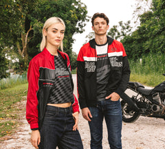 Harley-Davidson Jersey Blanco Roto Negro