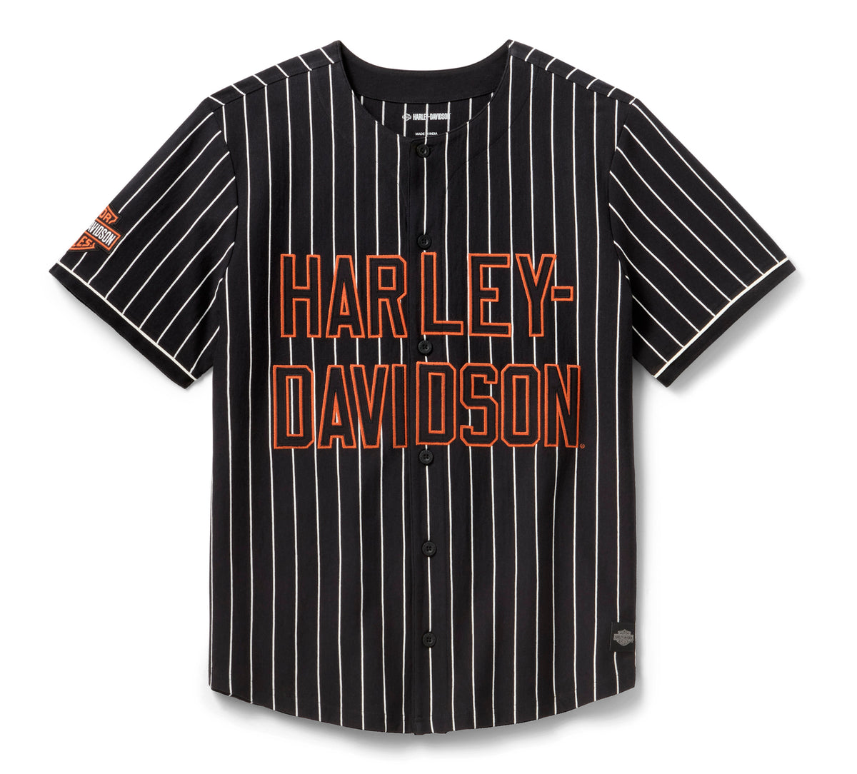 Harley-Davidson Jersey Negro Blanco