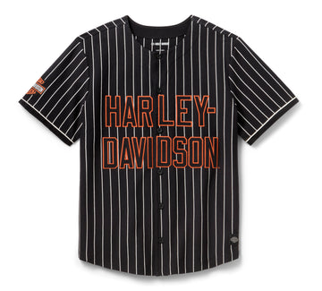 Harley-Davidson Jersey Negro Blanco