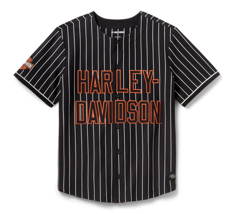 Harley-Davidson Jersey Negro Blanco