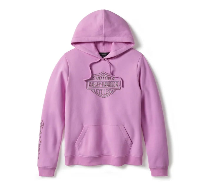 Harley-Davidson Sudadera con Capucha Essential Bling Mujer Lila