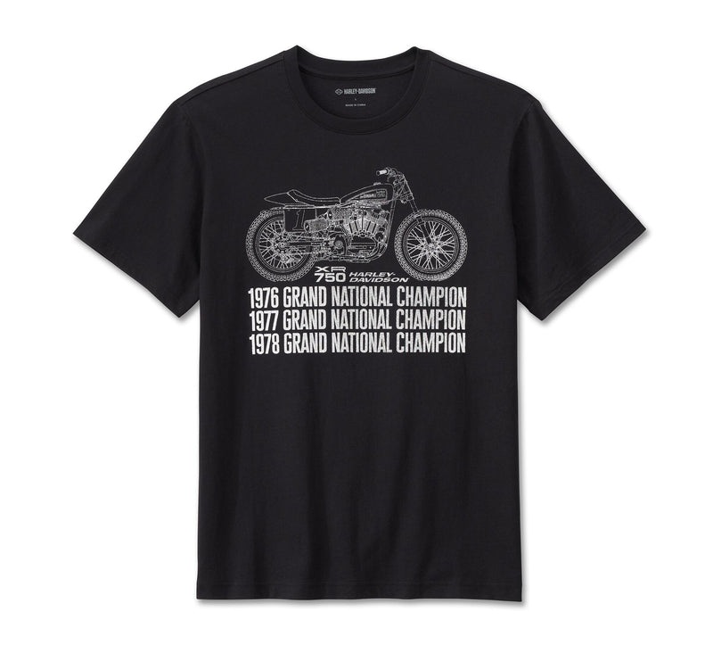 Harley-Davidson Camiseta Hombre Negro