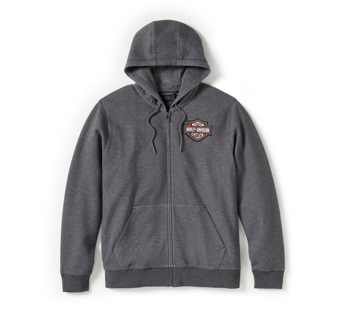 Harley-Davidson Sudadera con Capucha Hombre Gris Oscuro Jaspeado