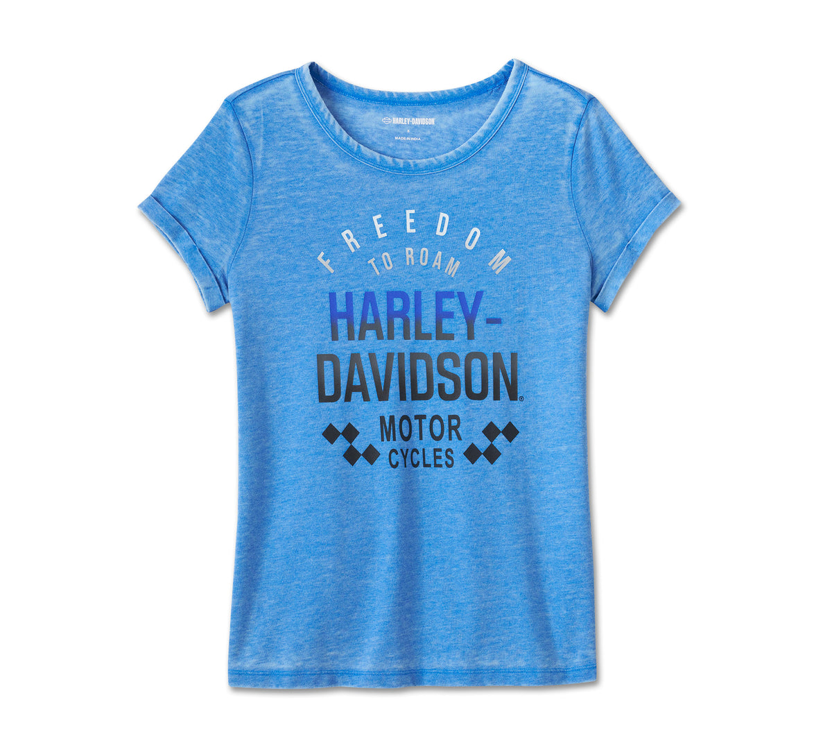 Harley-Davidson Camiseta Mujer Azul