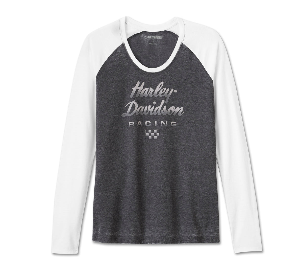 Harley-Davidson Top Colorblock Mujer Negro
