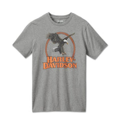 Harley-Davidson Camiseta Monument Valley Hombre Gris Jaspeado