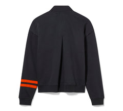 Harley-Davidson Sudadera Polar Essential Media Cremallera Mujer Negra
