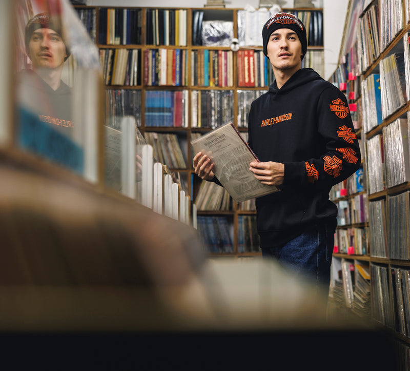 Harley-Davidson Sudadera con Capucha Negro