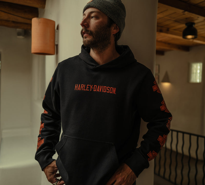 Harley-Davidson Sudadera con Capucha Negro