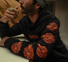 Harley-Davidson Sudadera con Capucha Negro