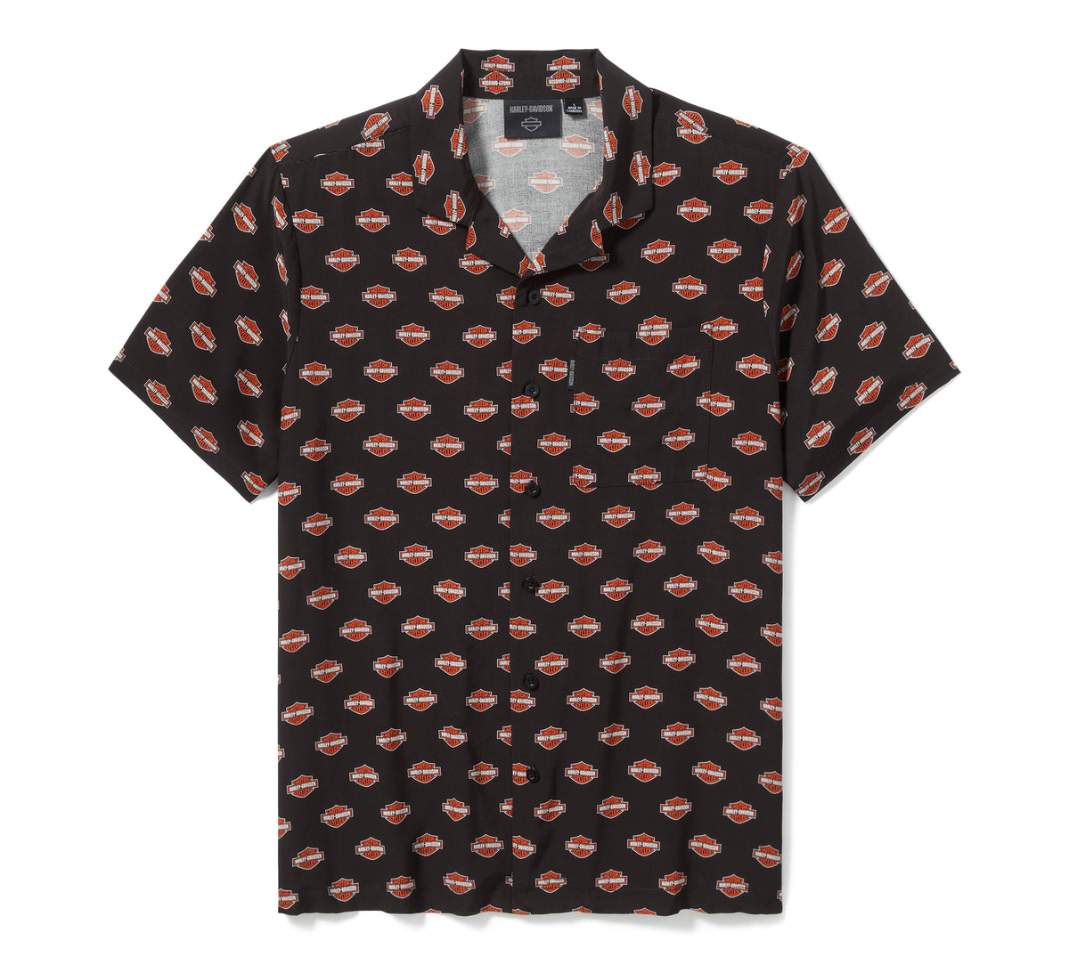 Harley-Davidson Camisa Hombre Negro