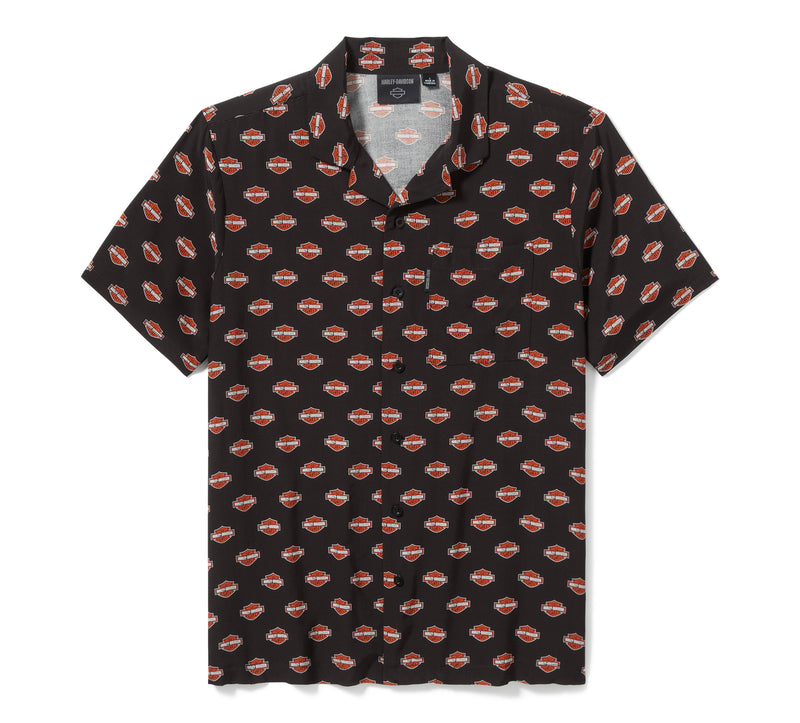 Harley-Davidson Camisa Hombre Negro