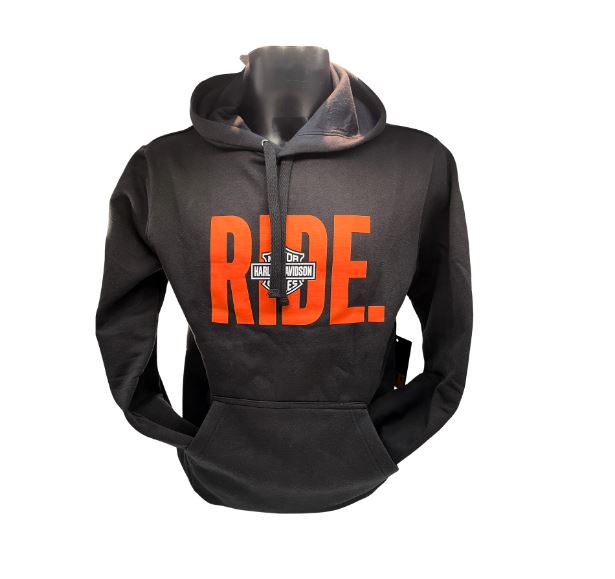 Harley-Davidson Sudadera con Capucha Ride Hombre Negra