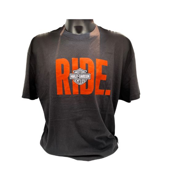 Harley-Davidson Camiseta Ride Hombre Negra