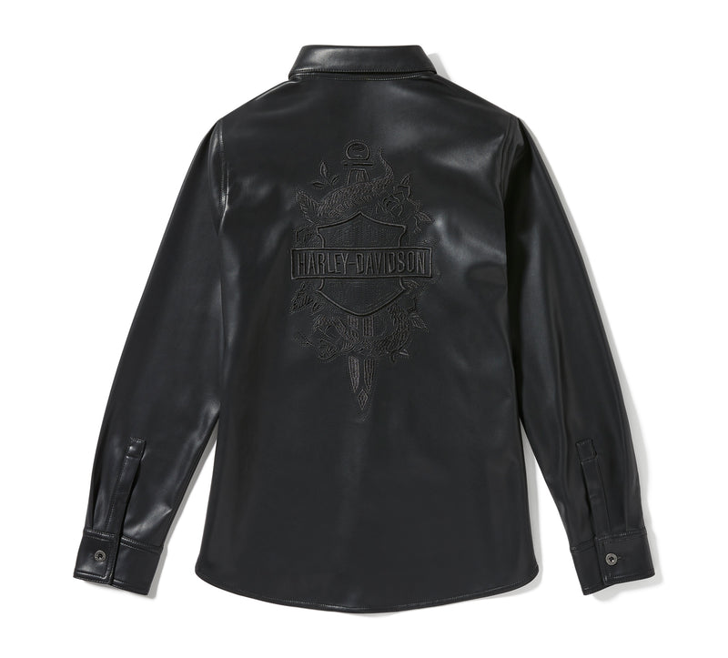 Harley-Davidson Camisa Mujer Negro