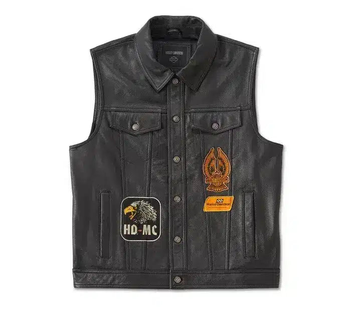Harley-Davidson Chaleco Hombre Negro