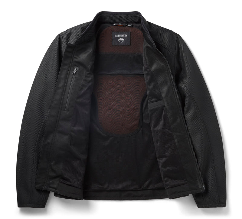 Harley-Davidson Chaqueta de Moto de Malla Willie G Skull Hombre