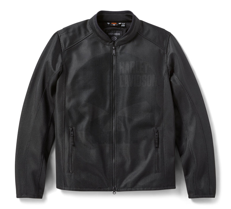 Harley-Davidson Chaqueta de Moto de Malla Willie G Skull Hombre