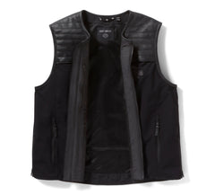 Harley-Davidson Chaleco Long Haul Utility Hombre Negro
