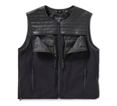 Harley-Davidson Chaleco Long Haul Utility Hombre Negro