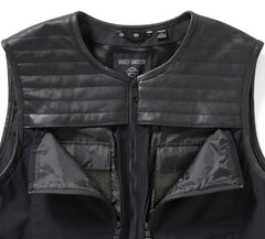 Harley-Davidson Chaleco Long Haul Utility Hombre Negro