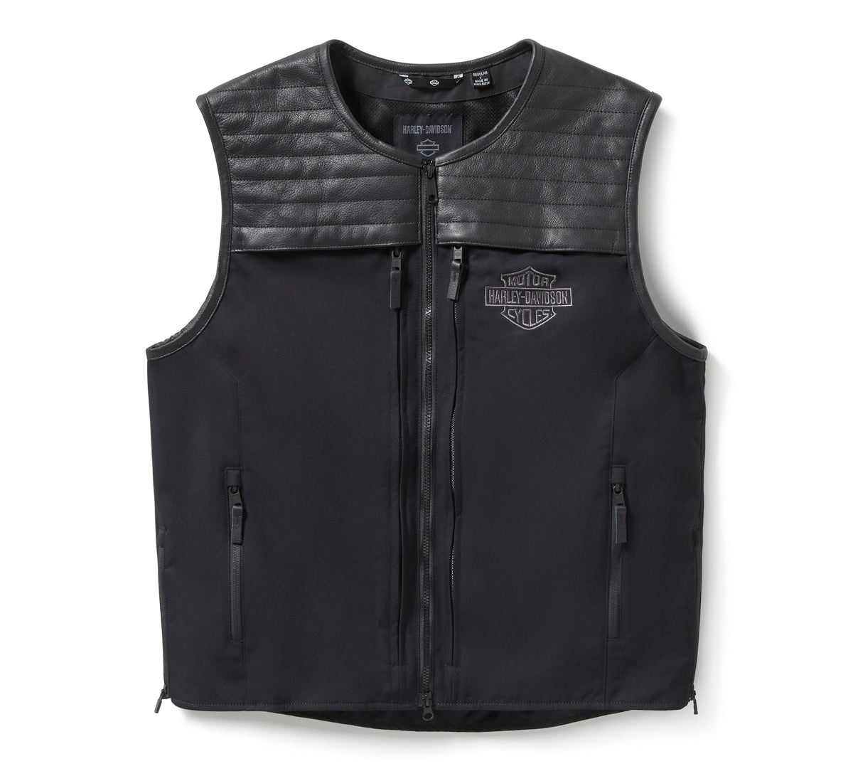 Harley-Davidson Chaleco Long Haul Utility Hombre Negro