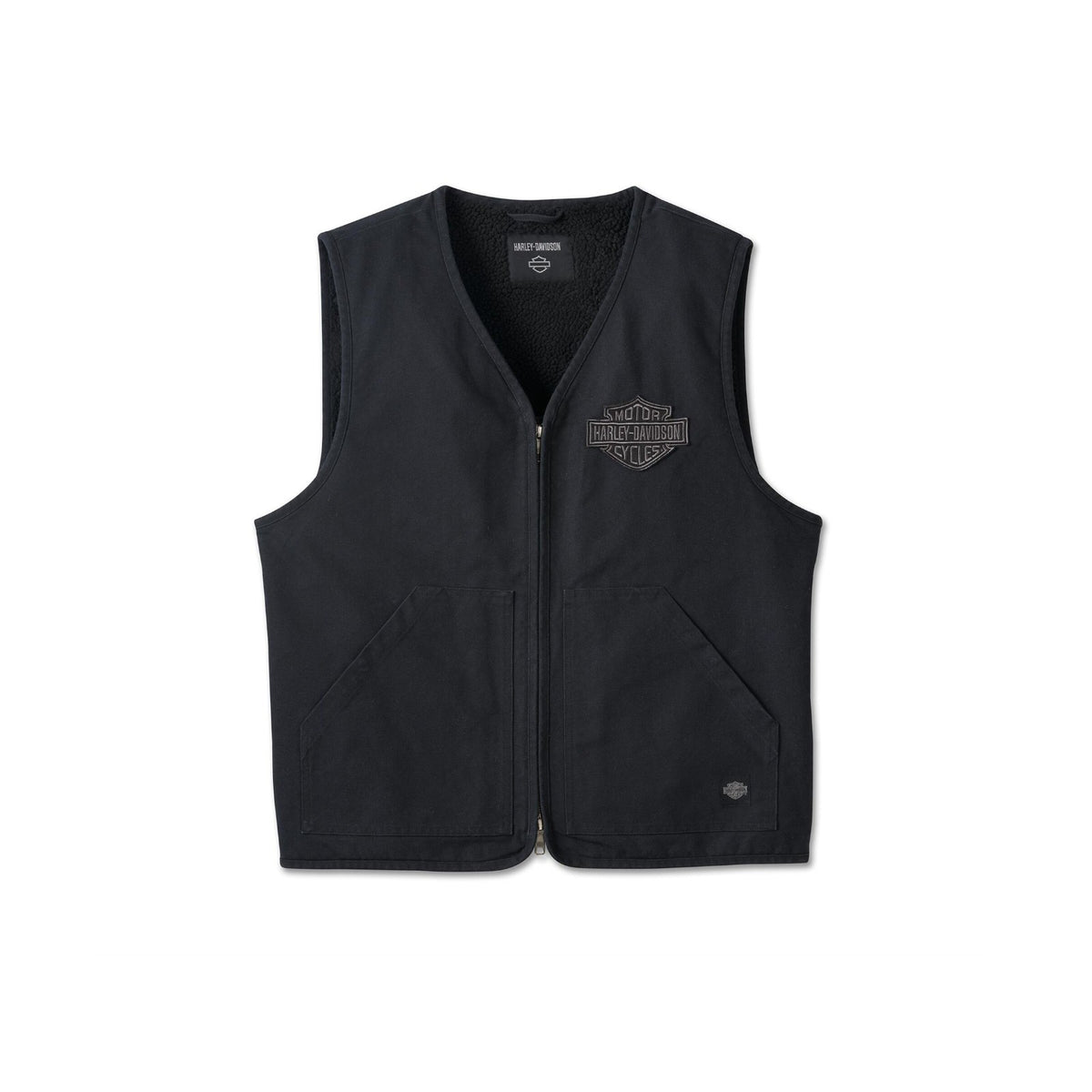 Harley-Davidson Chaleco Bar & Shield Hombre Negro