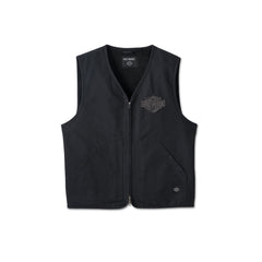 Harley-Davidson Chaleco Bar & Shield Hombre Negro
