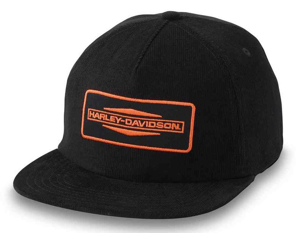 Harley-Davidson Gorra 5 Paneles Stacked Bar & Shield Negra