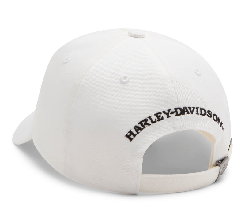 Harley-Davidson Gorra Willie G Bling Skull Mujer Negra