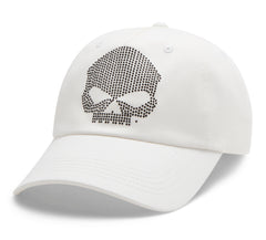 Harley-Davidson Gorra Willie G Bling Skull Mujer Negra