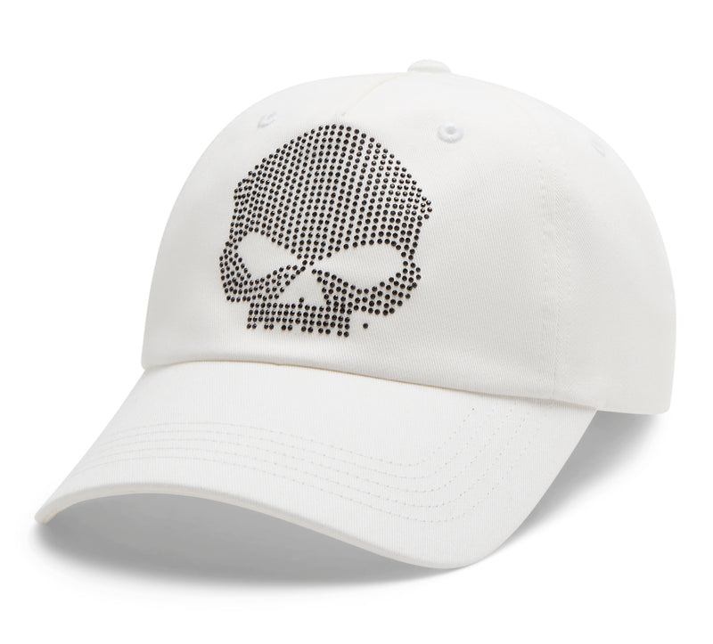 Harley-Davidson Gorra Willie G Bling Skull Mujer Negra