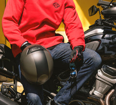 Harley-Davidson Guantes Negro Rojo