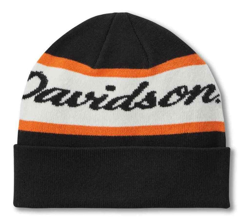 Harley-Davidson Gorro de Punto H-D Script Negro