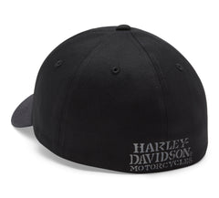 Harley-Davidson Gorra Elástica Willie G Skull Softail Hombre Negra