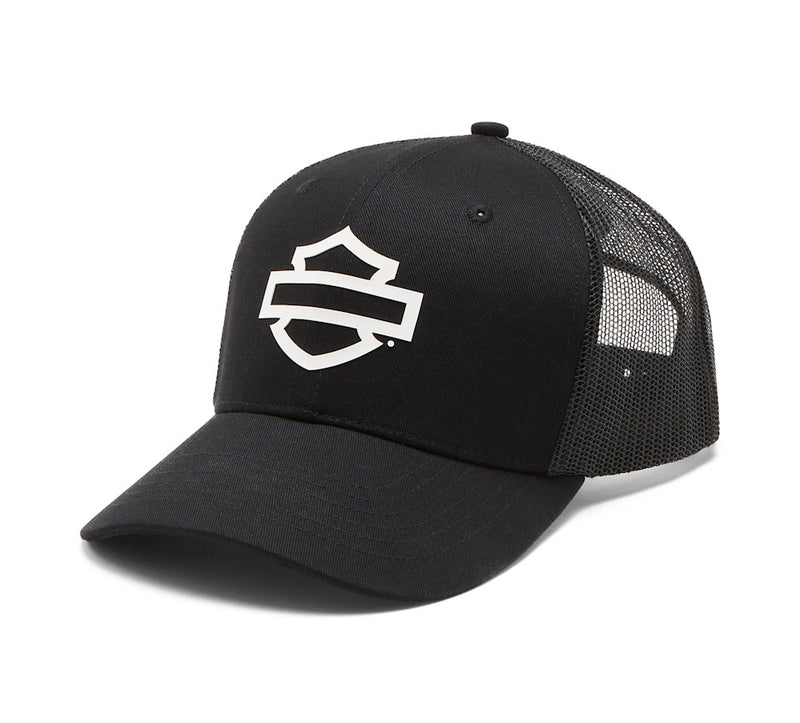 Harley-Davidson Gorra Trucker Logo Colorblock Negra